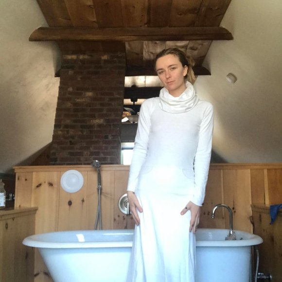 Gaia conceptions chunky cowl long dress hemp - Picture 2 of 2